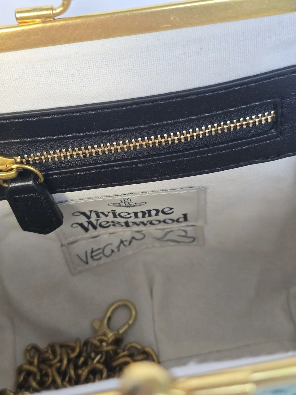Vivienne Westwood Elena Green Plaid Granny Frame Kisslock Harris Tweed Wool Bag - Picture 9 of 14